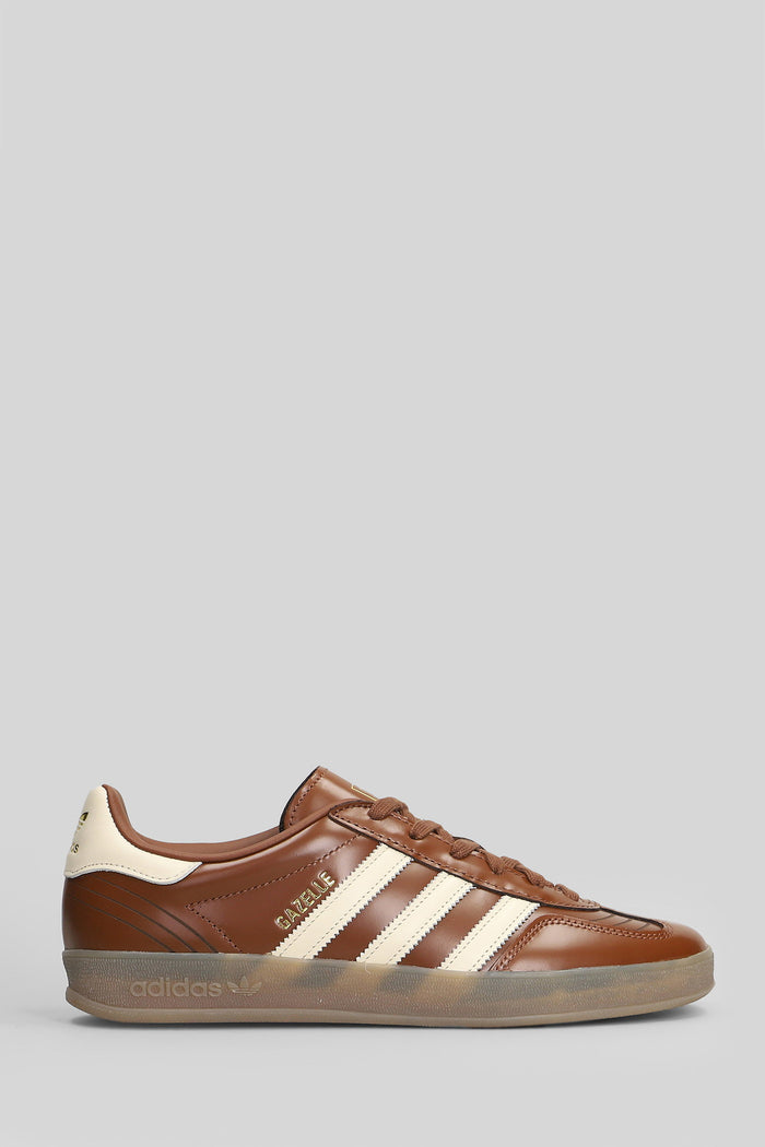 Gazelle Indoor Sneakers Brown Leather Scarpe