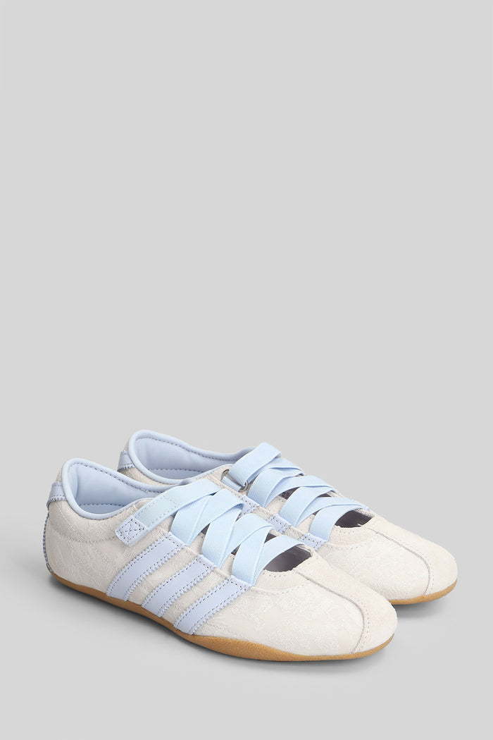 Tokyo Mj Sneakers Beige Leather And Fabric Scarpe