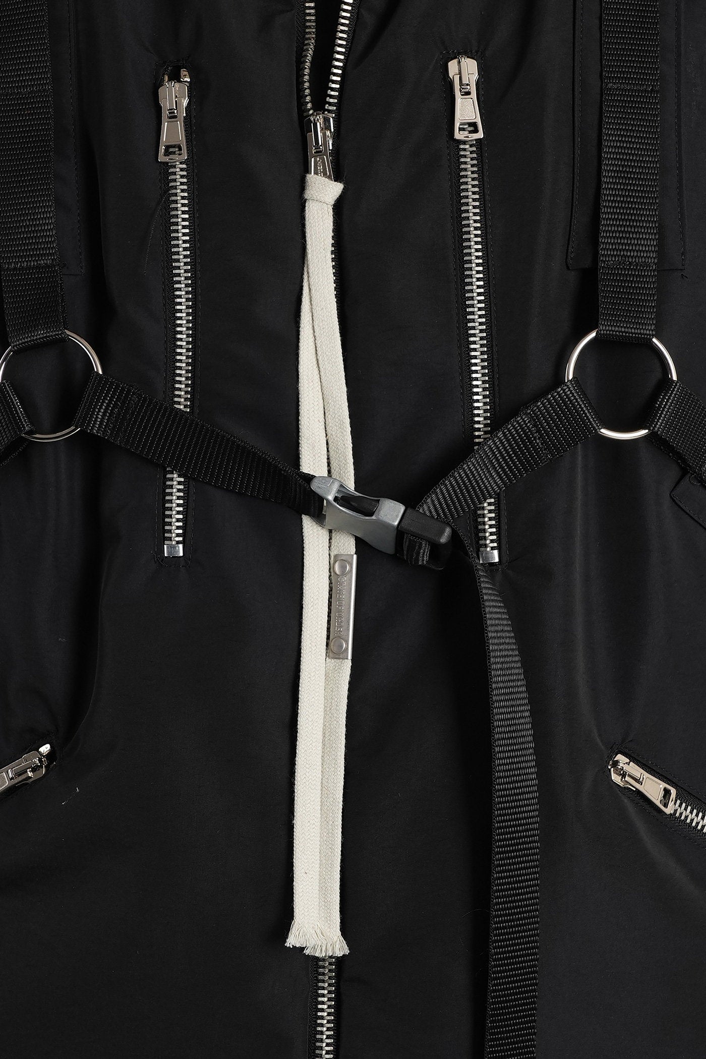 Aska Vest Black Nylon Abbigliamento