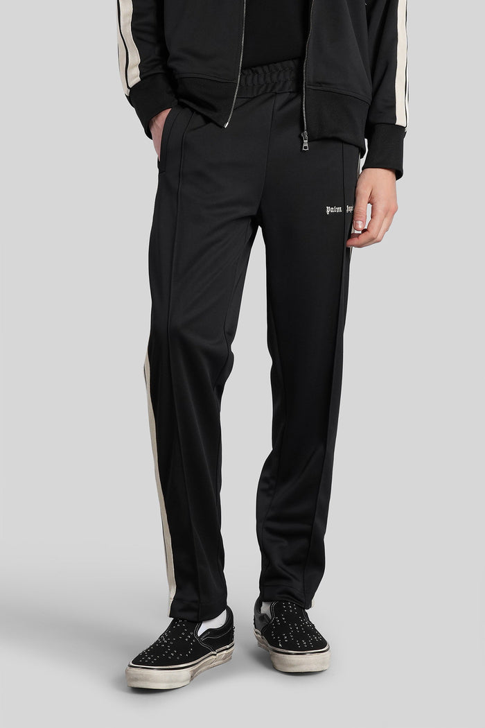 Pants Black Polyester Abbigliamento