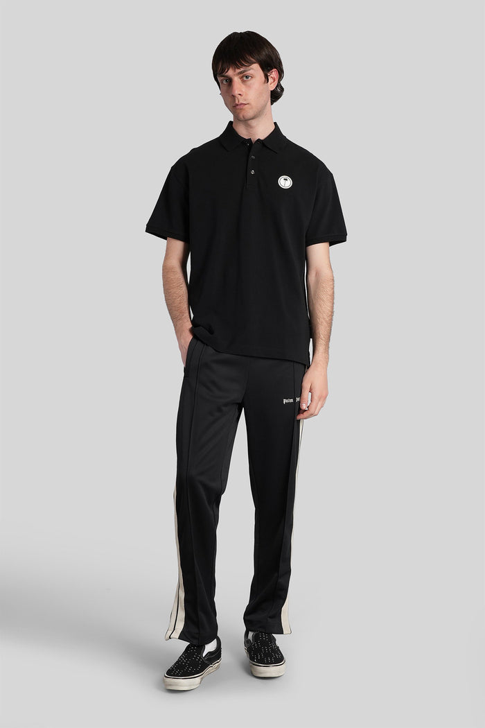 Pants Black Polyester Abbigliamento