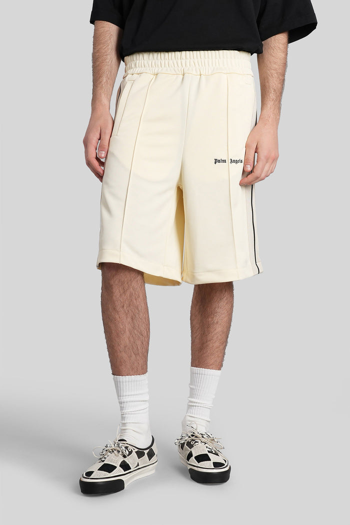 Shorts Beige Polyester Abbigliamento