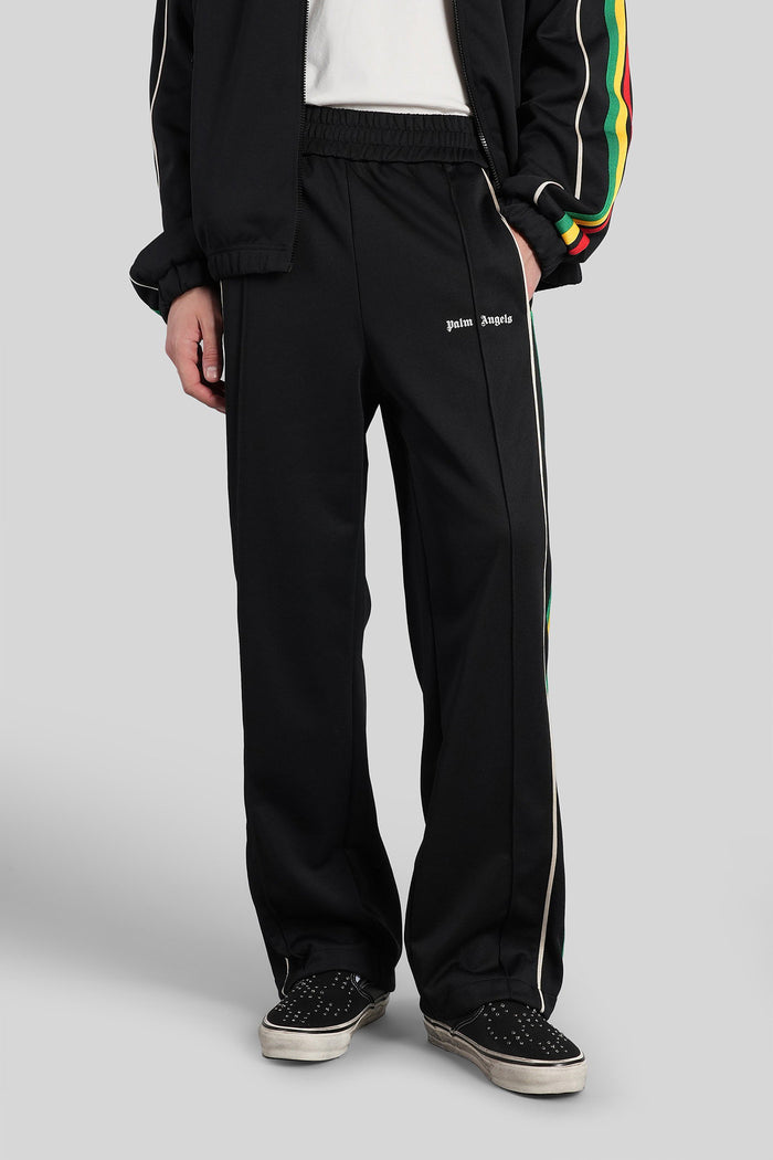 Pants Black Polyester Abbigliamento