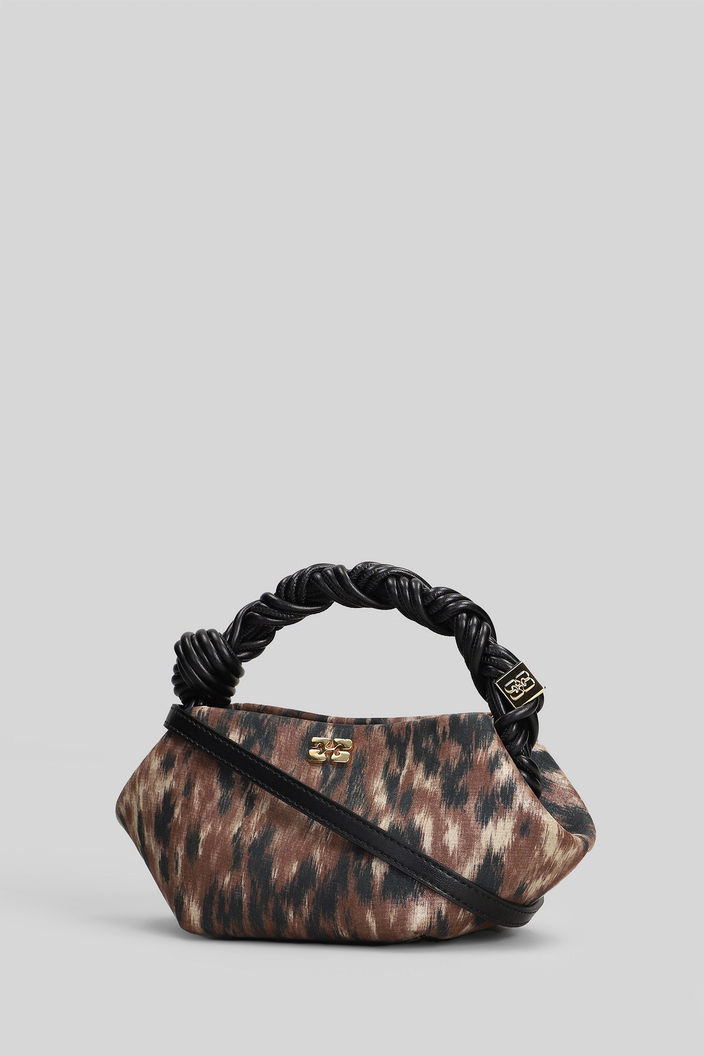 Bou Mini Shoulder Bag Beige Polyester Borse