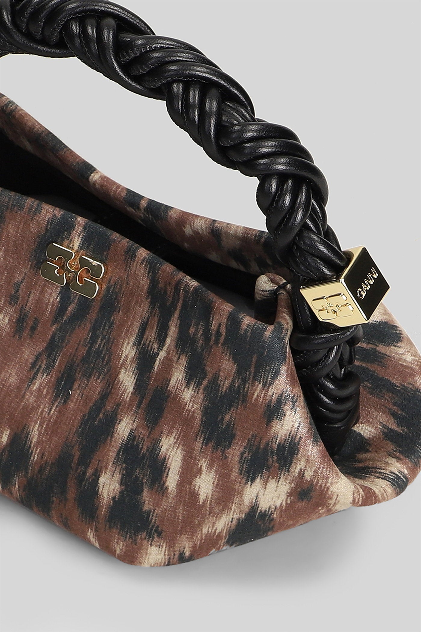 Bou Mini Shoulder Bag Beige Polyester Borse