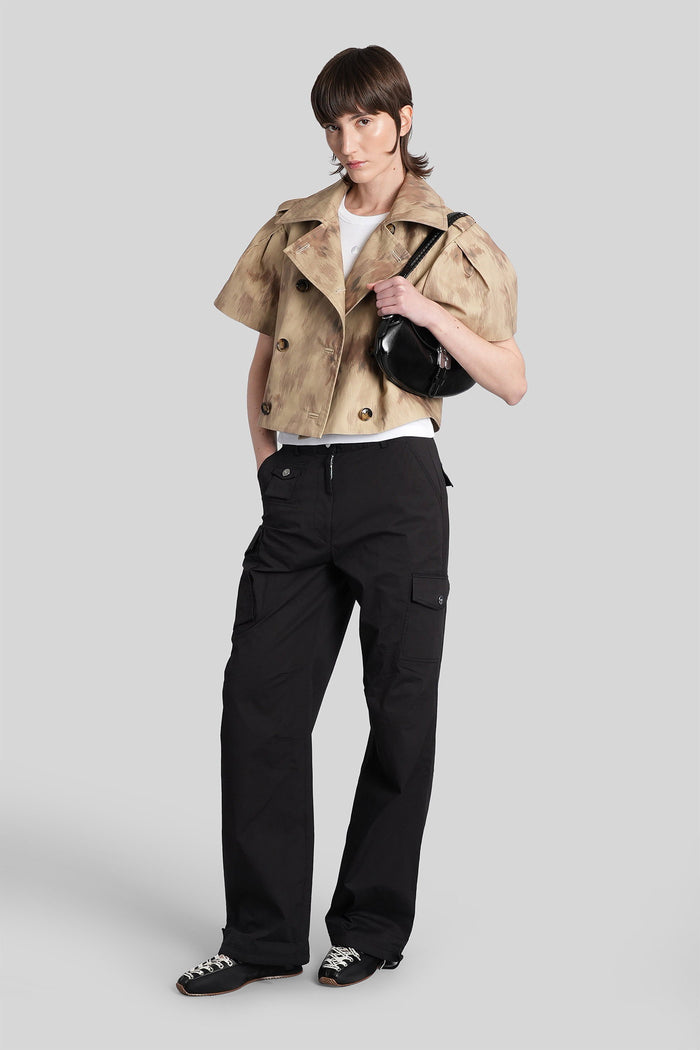 Casual Jacket Beige Cotton Abbigliamento