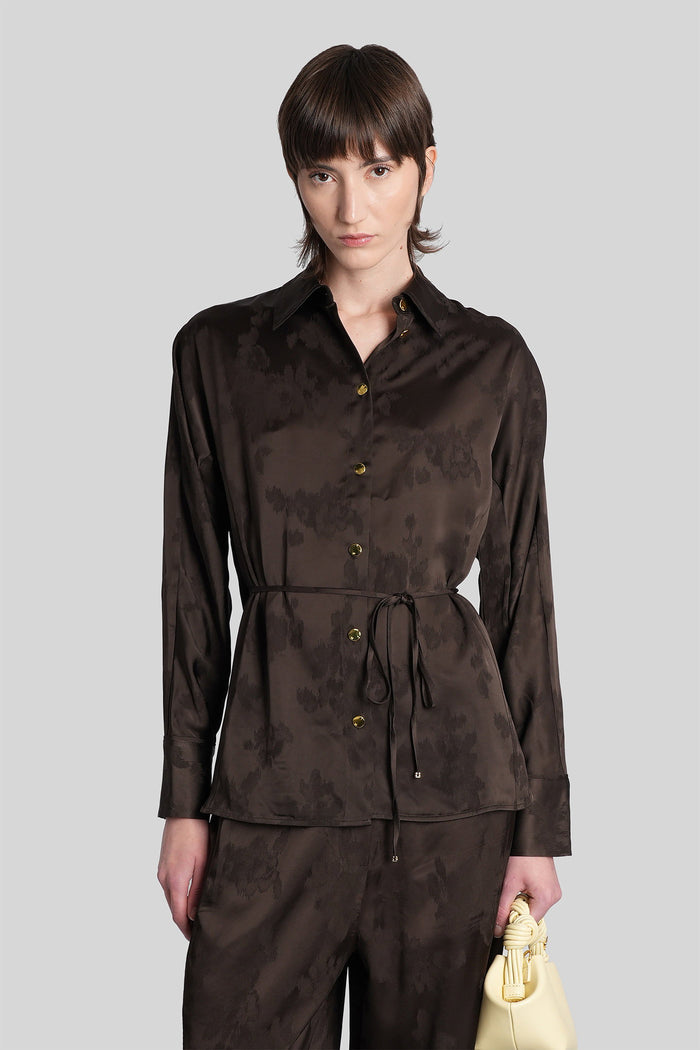 Shirt Brown Acetate Abbigliamento