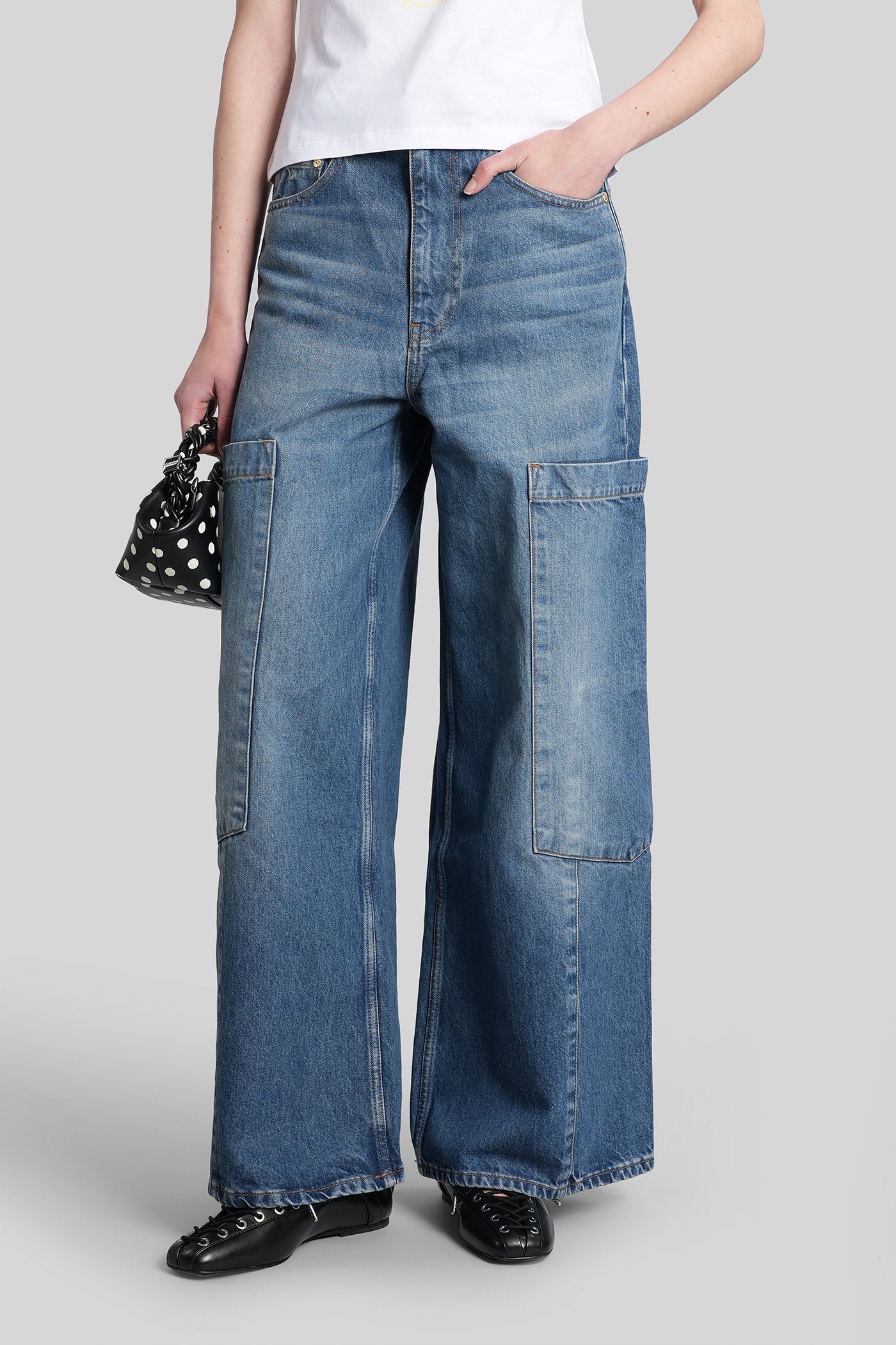 Jeans Blue Cotton Abbigliamento