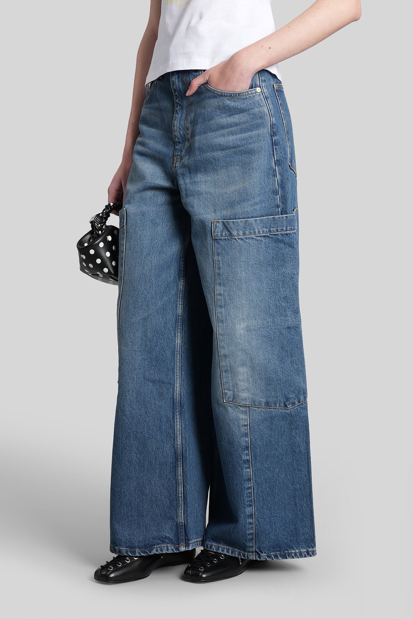 Jeans Blue Cotton Abbigliamento