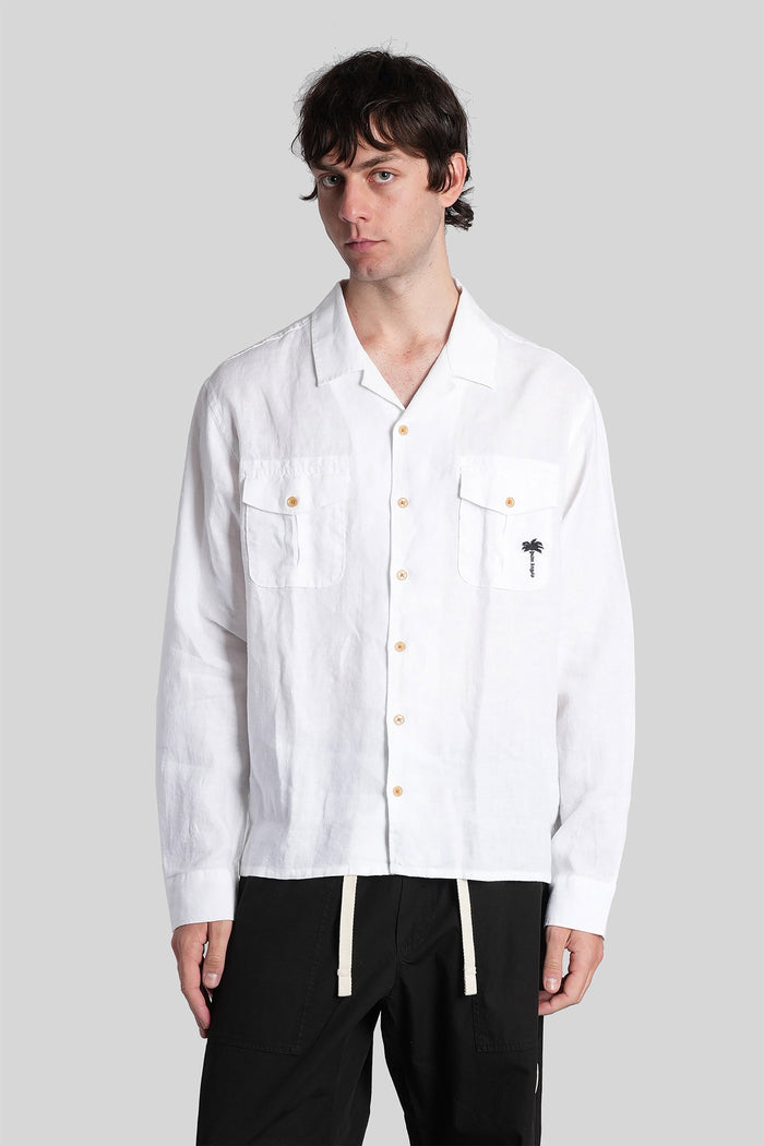 Shirt White Cotton Abbigliamento