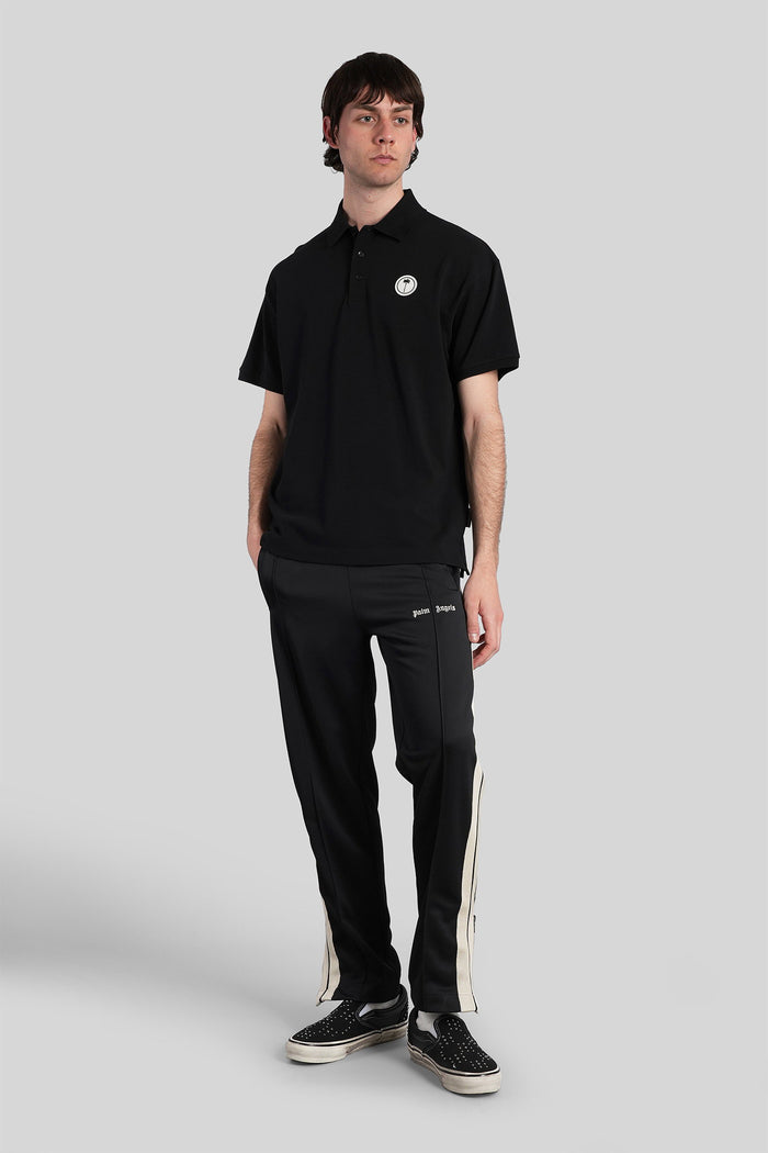 Polo Black Cotton Abbigliamento