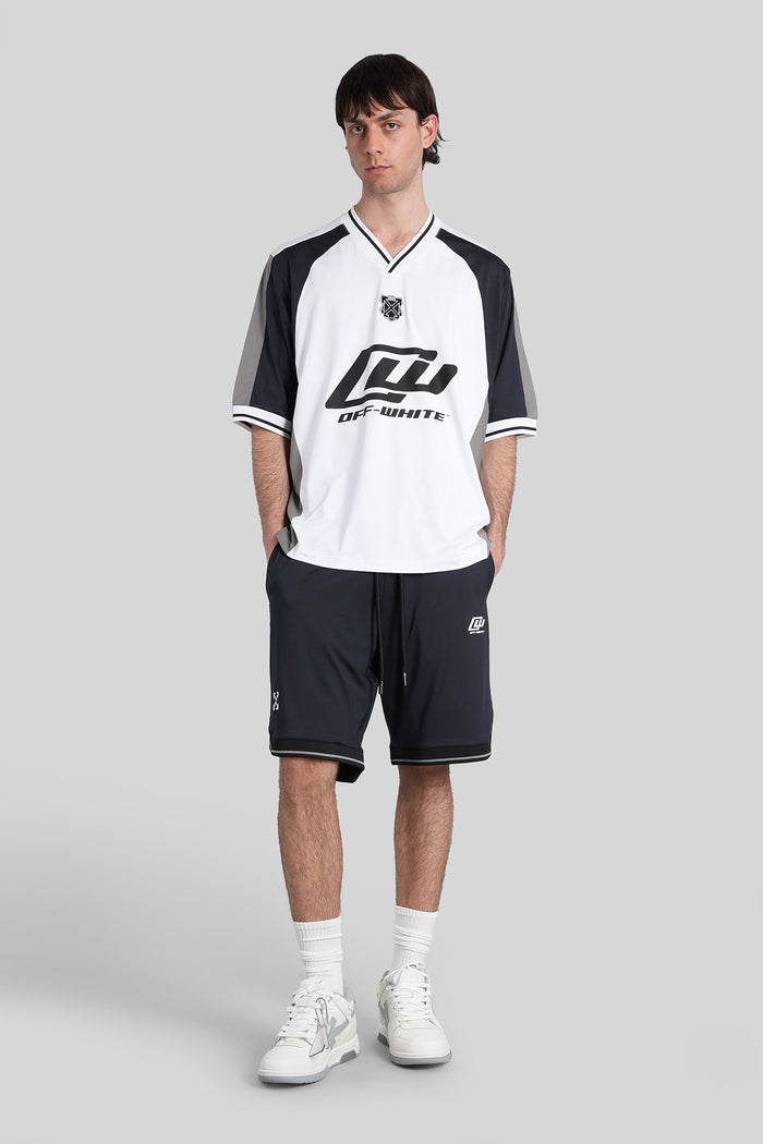 T-Shirt White Polyester Abbigliamento
