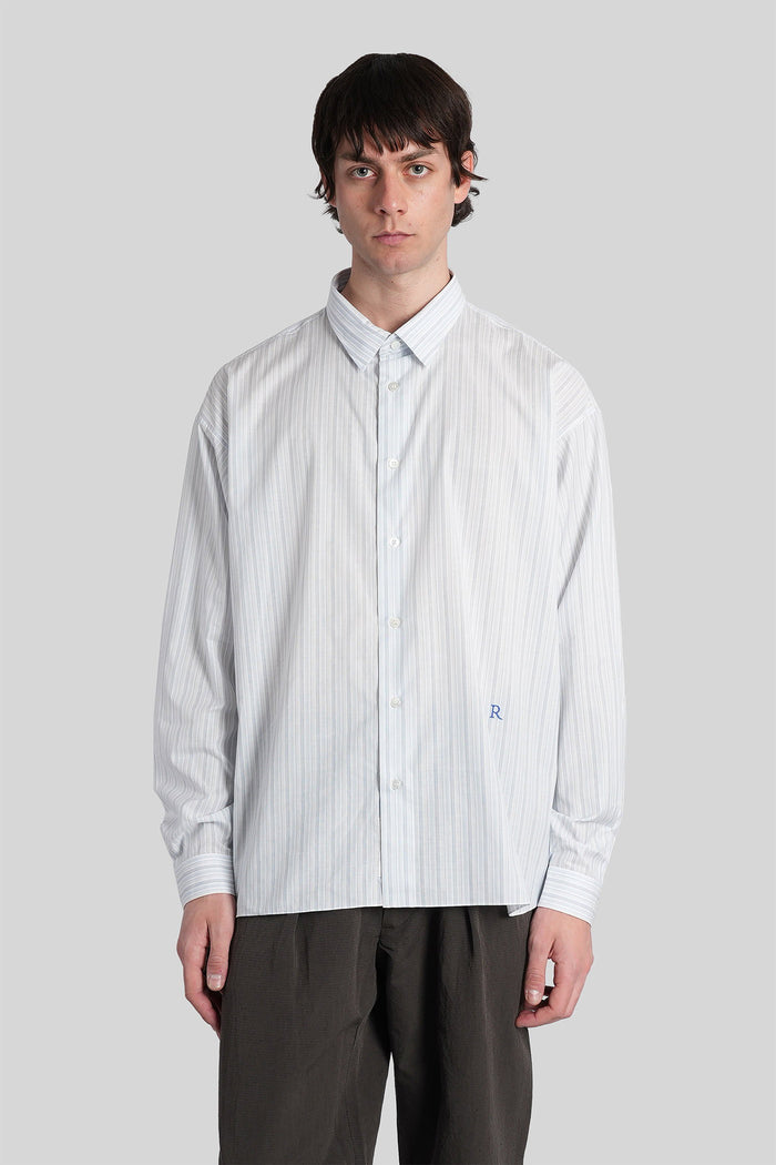 Shirt Cyan Cotton Abbigliamento