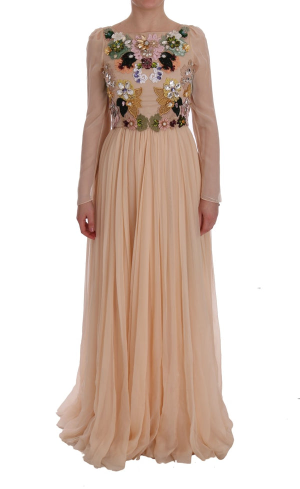 Dolce & Gabbana 100% Silk; Lining: 70% Silk gown in pink
