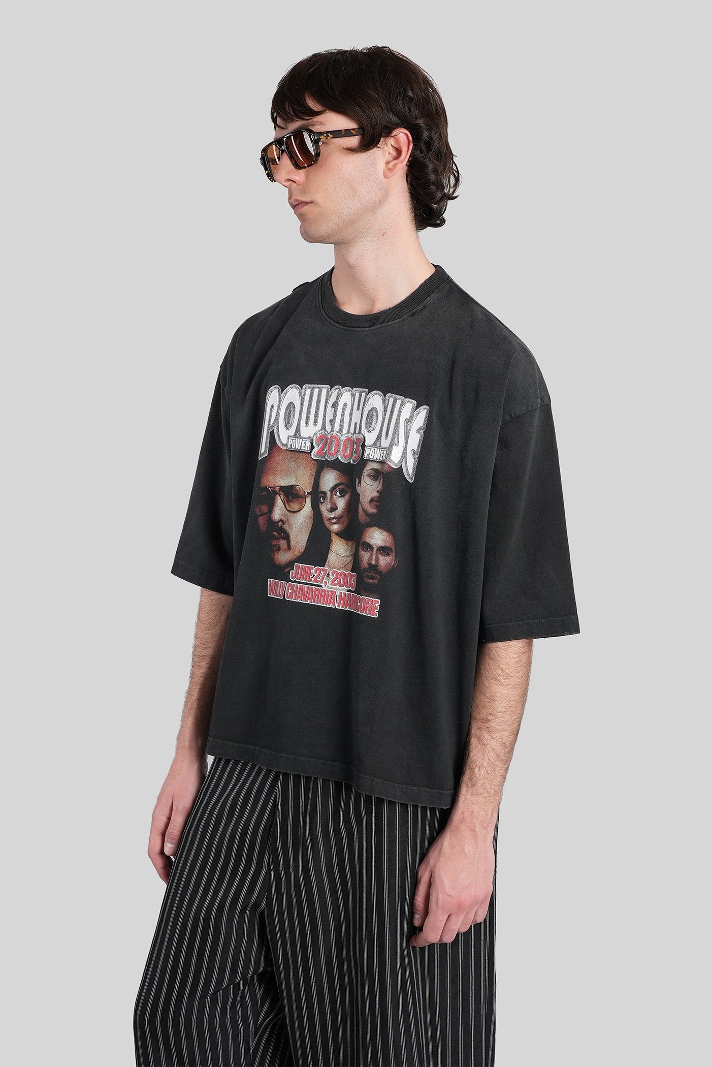 T-Shirt Black Cotton Abbigliamento