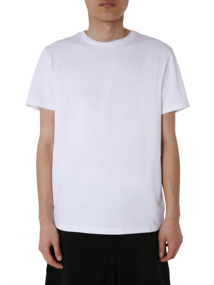 Round Neck T-Shirt White Cotton T-shirts