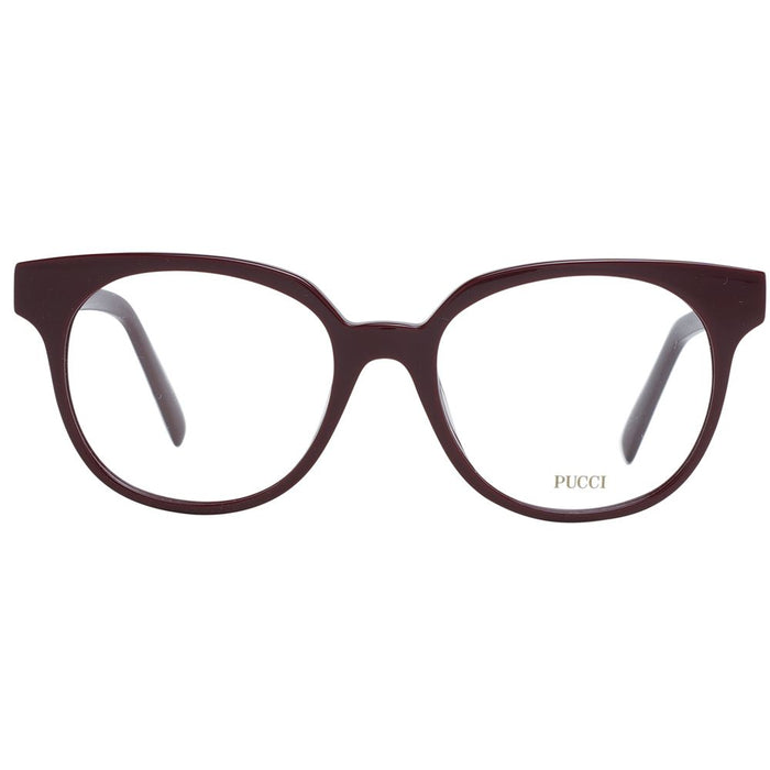 Burgundy Plastic Glasses (frames) Accessory