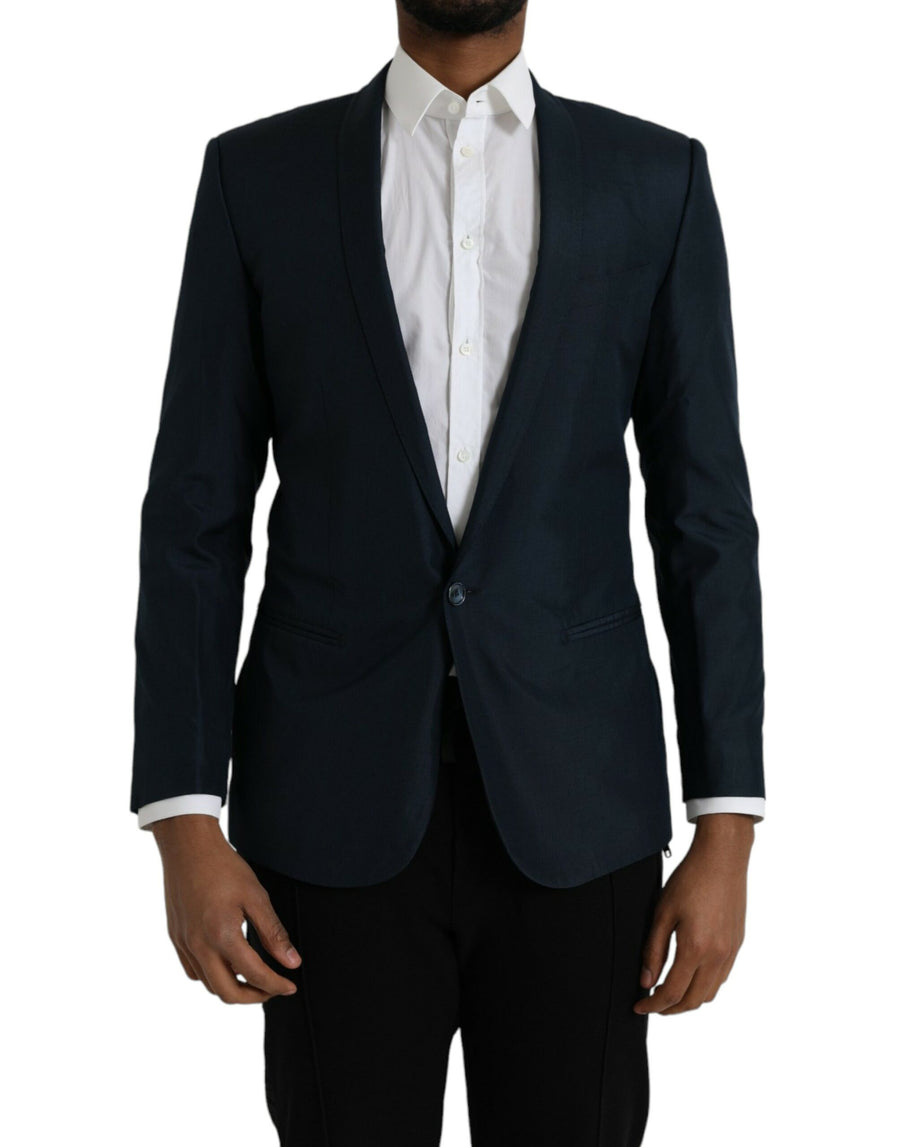 Dolce & Gabbana 54% Polyester 44% Wool 2% Elastane blazer in navy