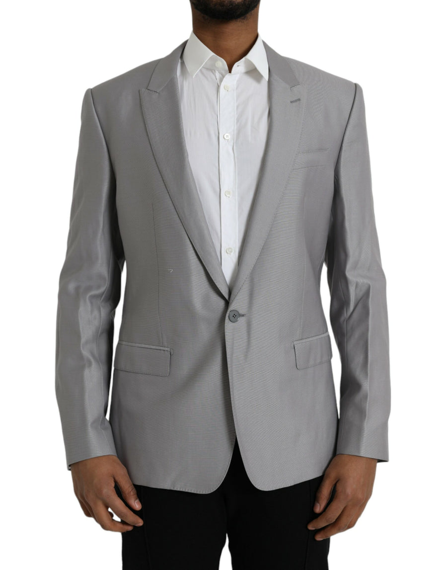 Dolce & Gabbana 82% Virgin Wool blazer in gray