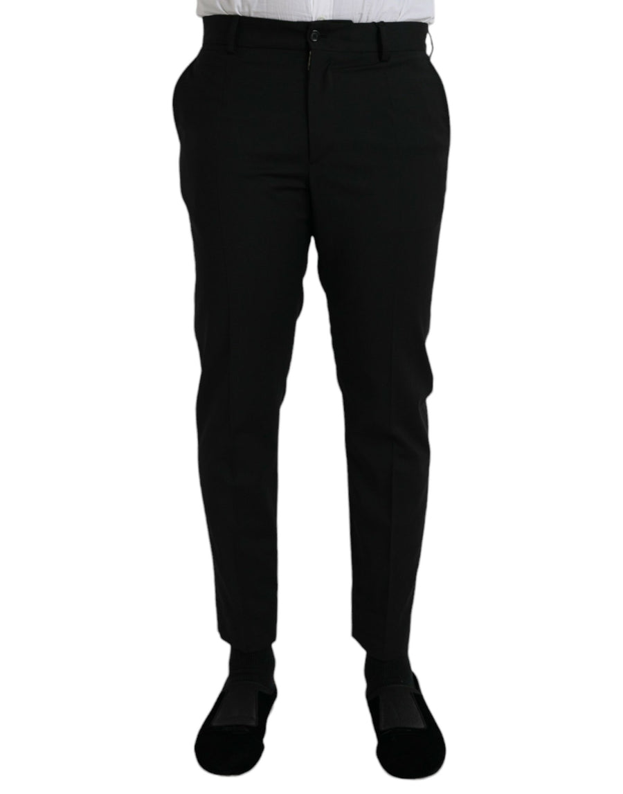 Dolce & Gabbana 100% Virgin Wool trousers in black