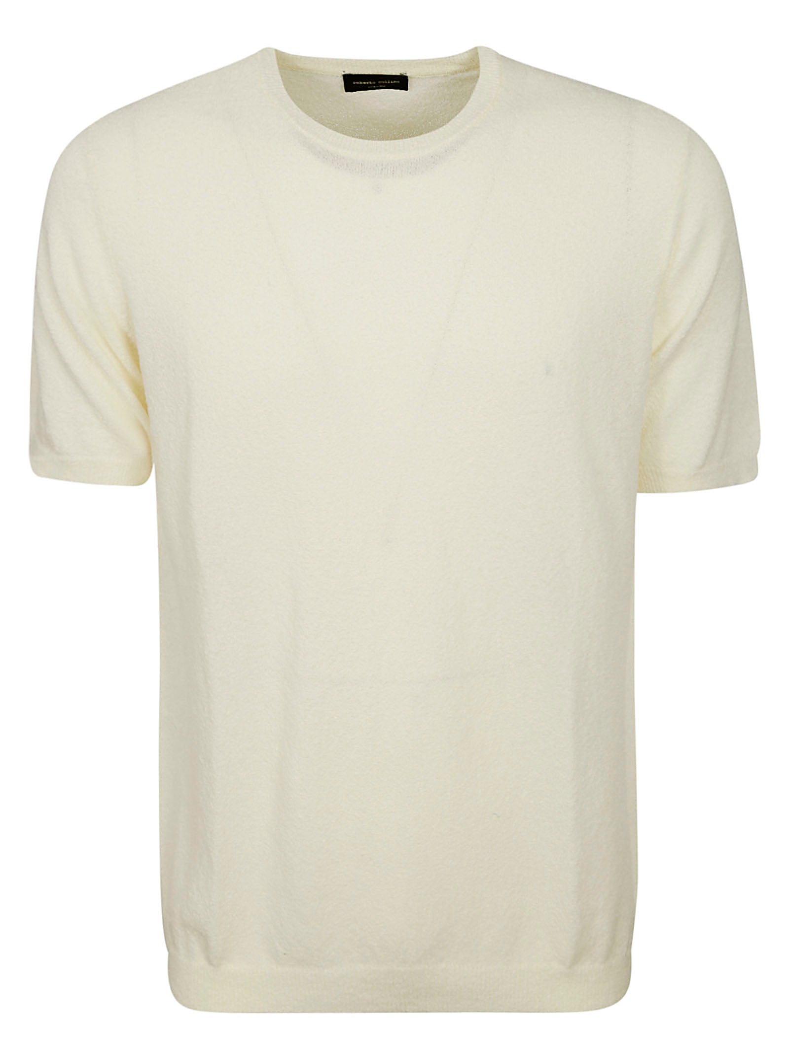 Roundneck Ss White Co Ny Sweater