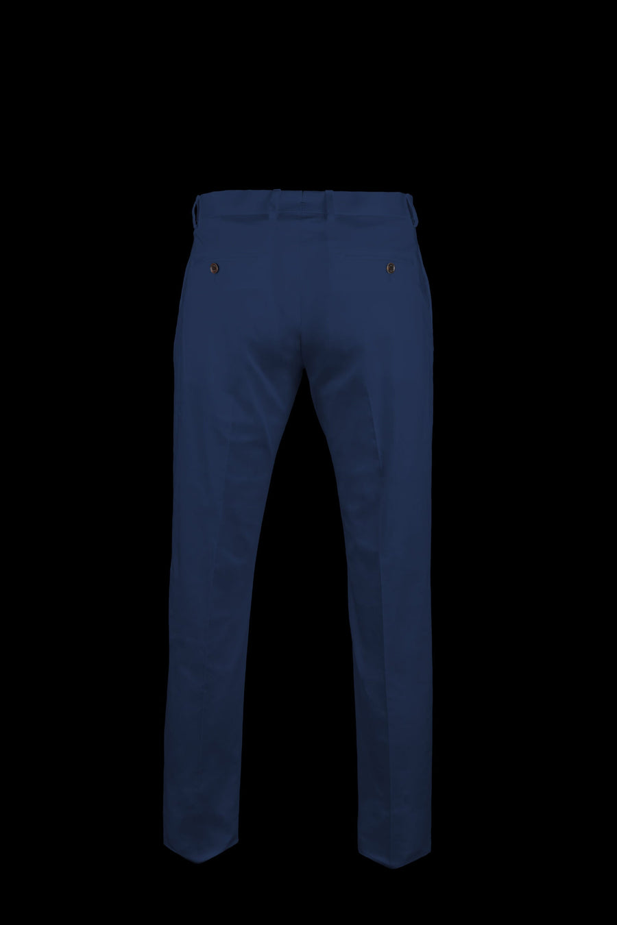Moorer Mens Navy Tailored Cotton Trousers
