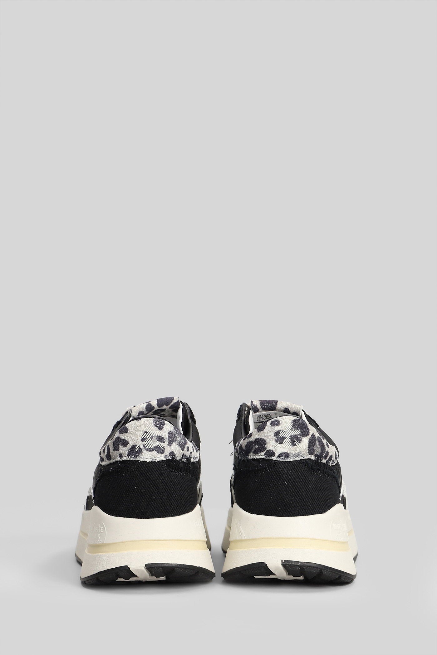 Bethcoin Sneakers Black Fabric Scarpe