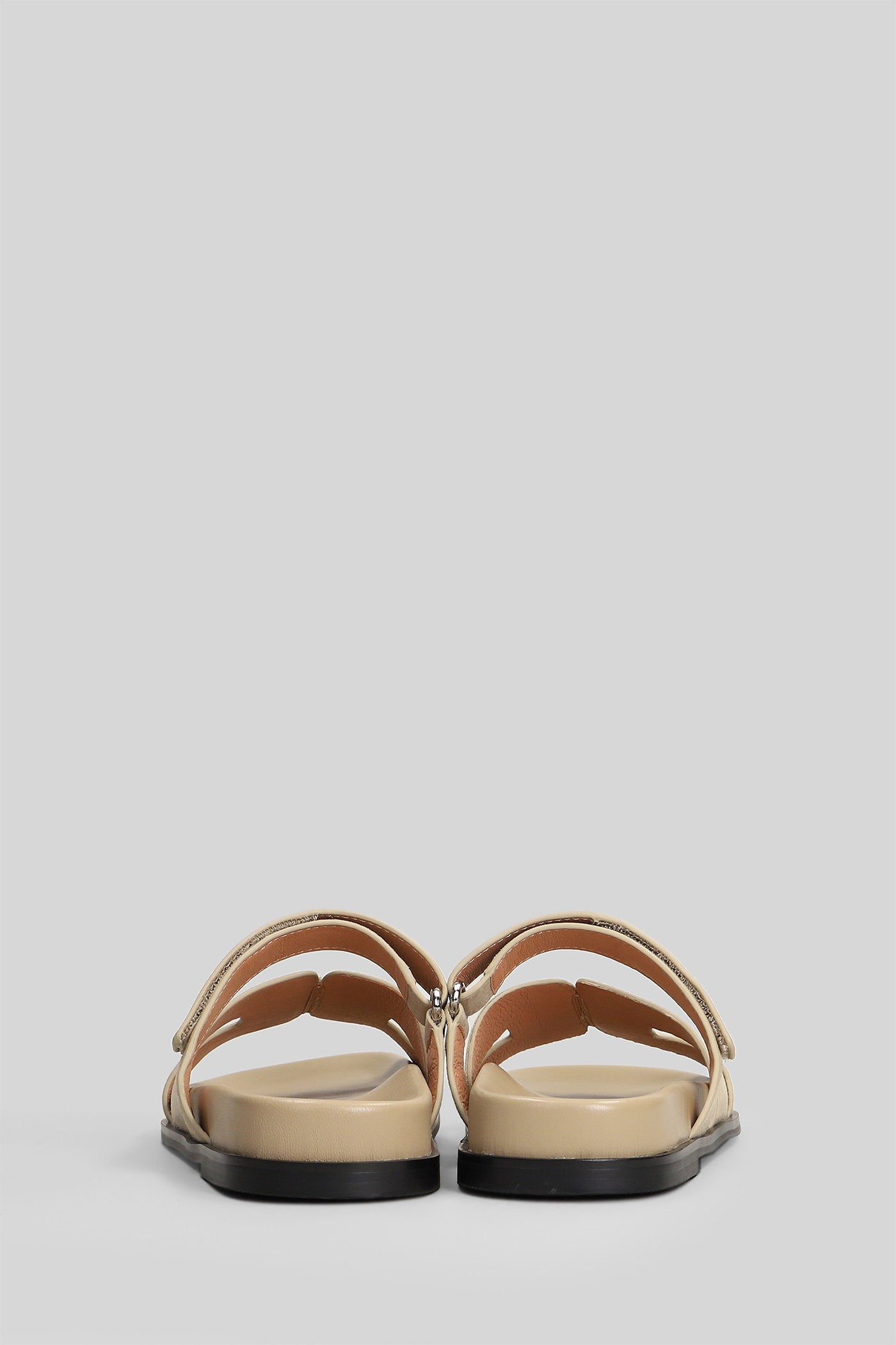 Mindy Flat Flats Taupe Suede Scarpe