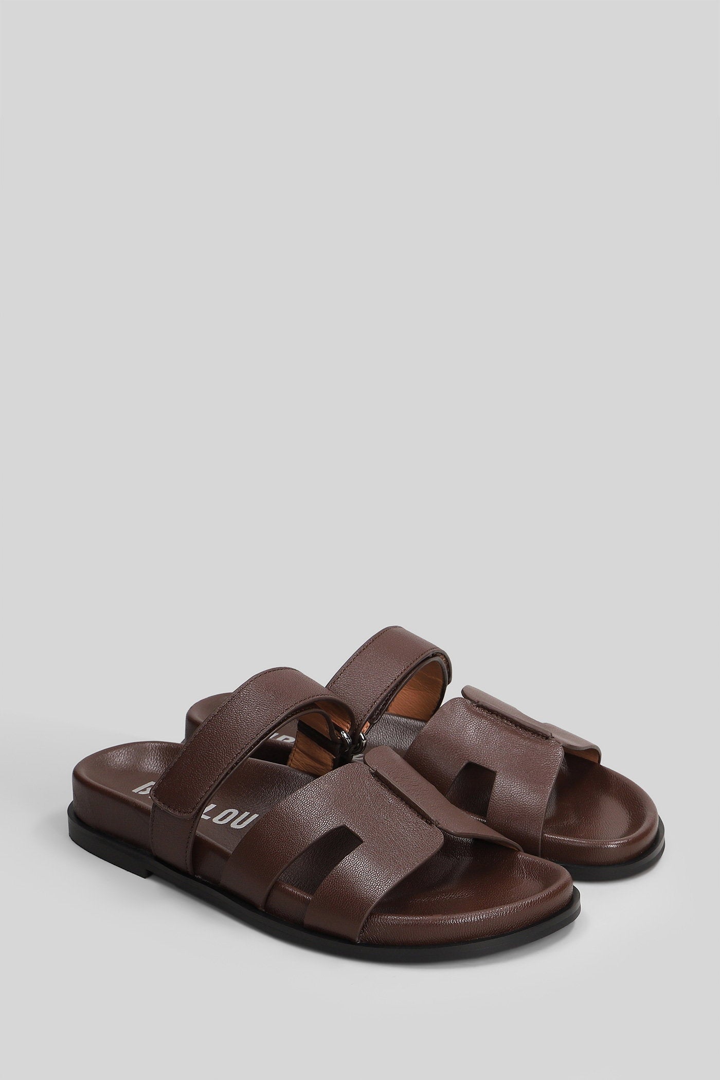 Mindy Flat Flats Brown Leather Scarpe