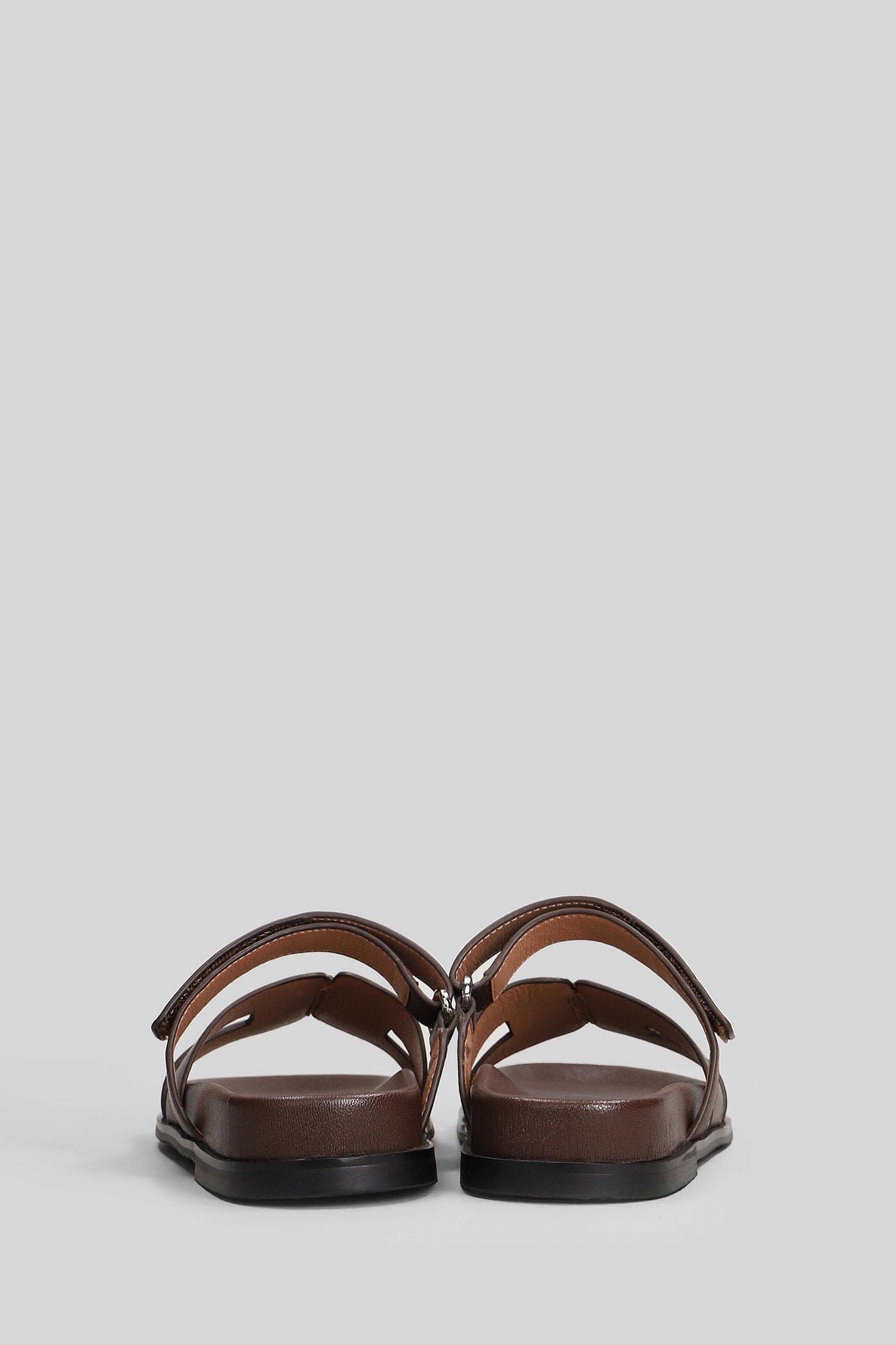 Mindy Flat Flats Brown Leather Scarpe