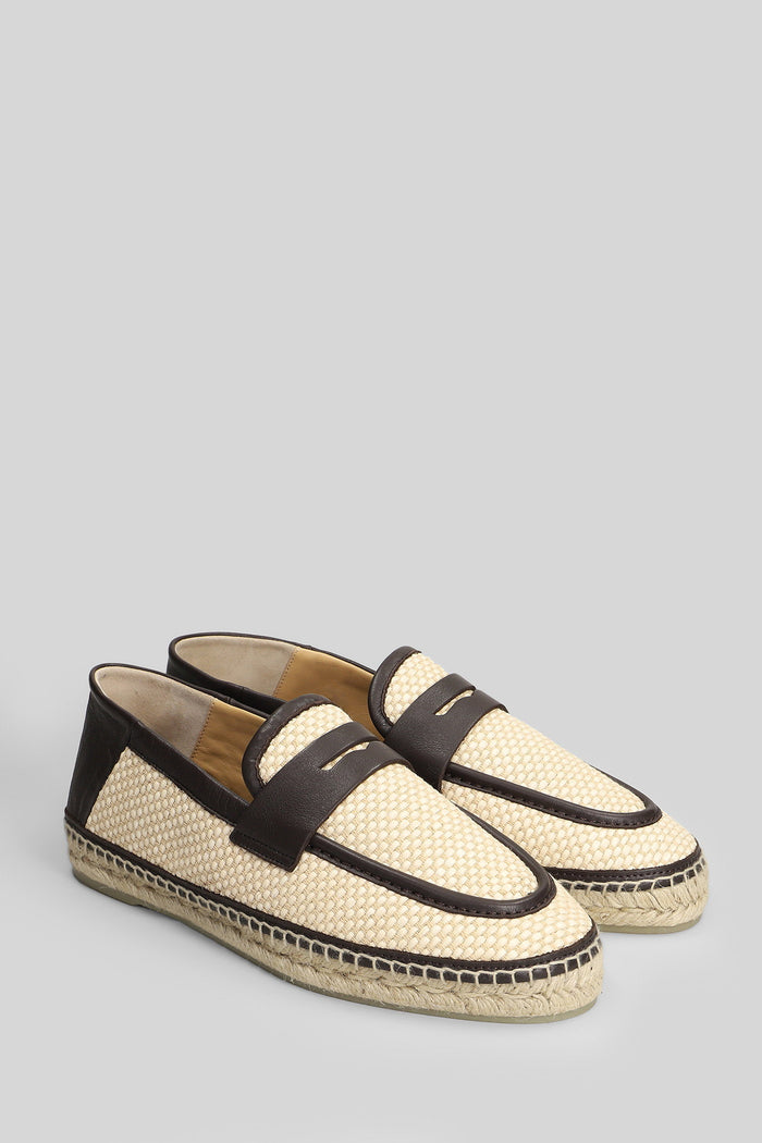 Norris-289 Espadrilles Beige Raffia Scarpe