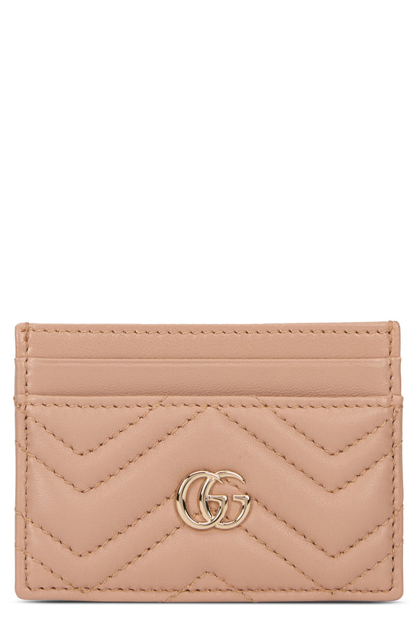 Card Holder Beige Calfskin Calf Skin Wallets & Purses
