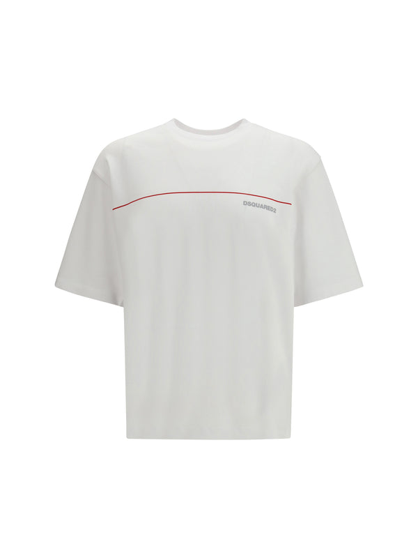 Dsquared2 100% cotton t-shirt in white