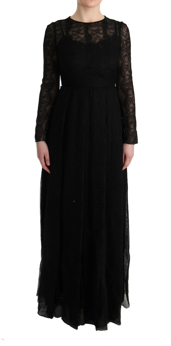 Dolce & Gabbana 60% Silk dress in black