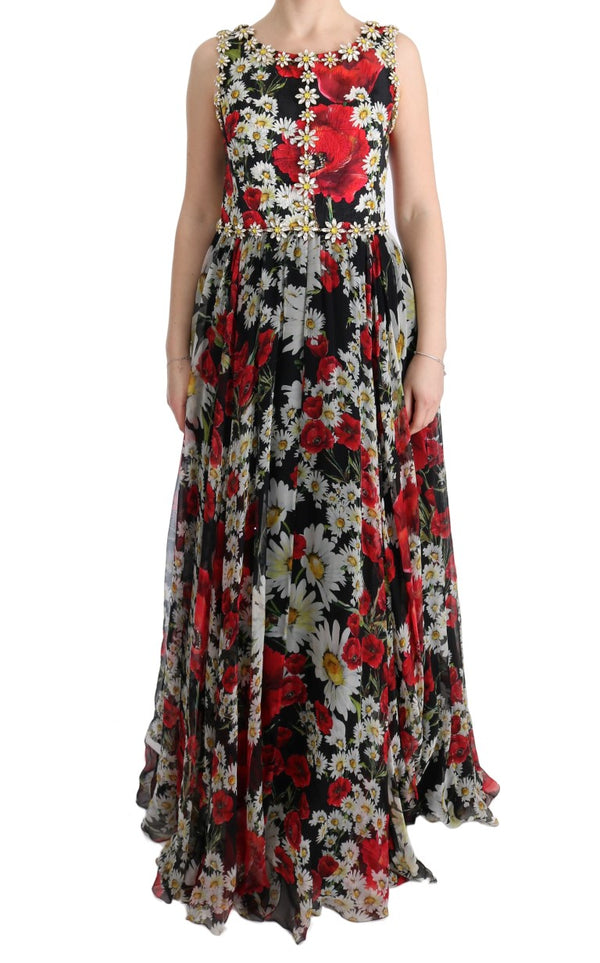 Dolce & Gabbana 77% Silk dress in black