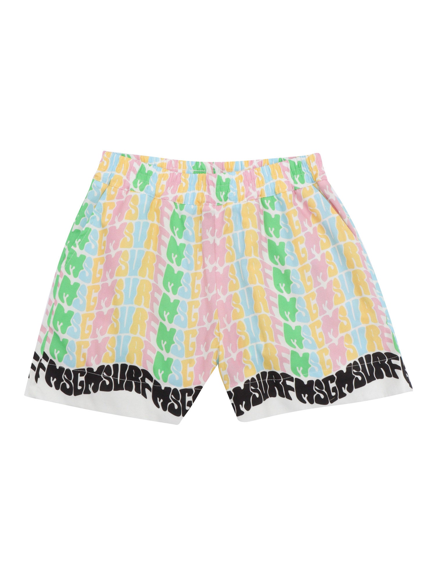 POPLIN SHORTS GIRL Multicolor Cotton