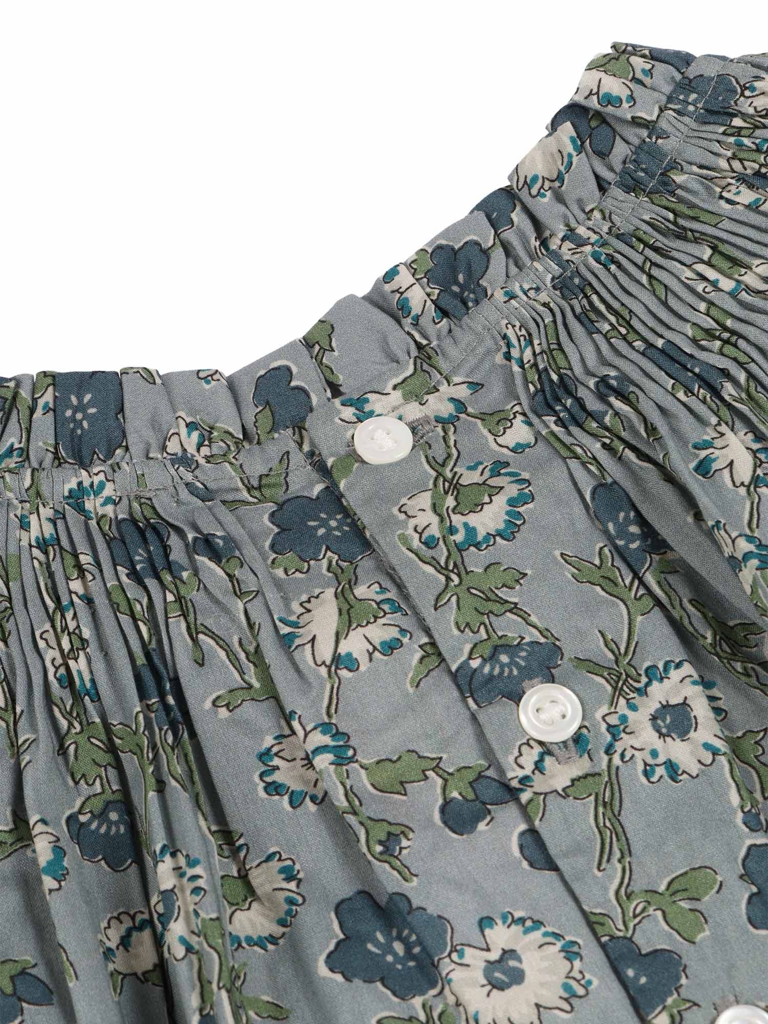 Blandine Blouse Green Organic Cotton