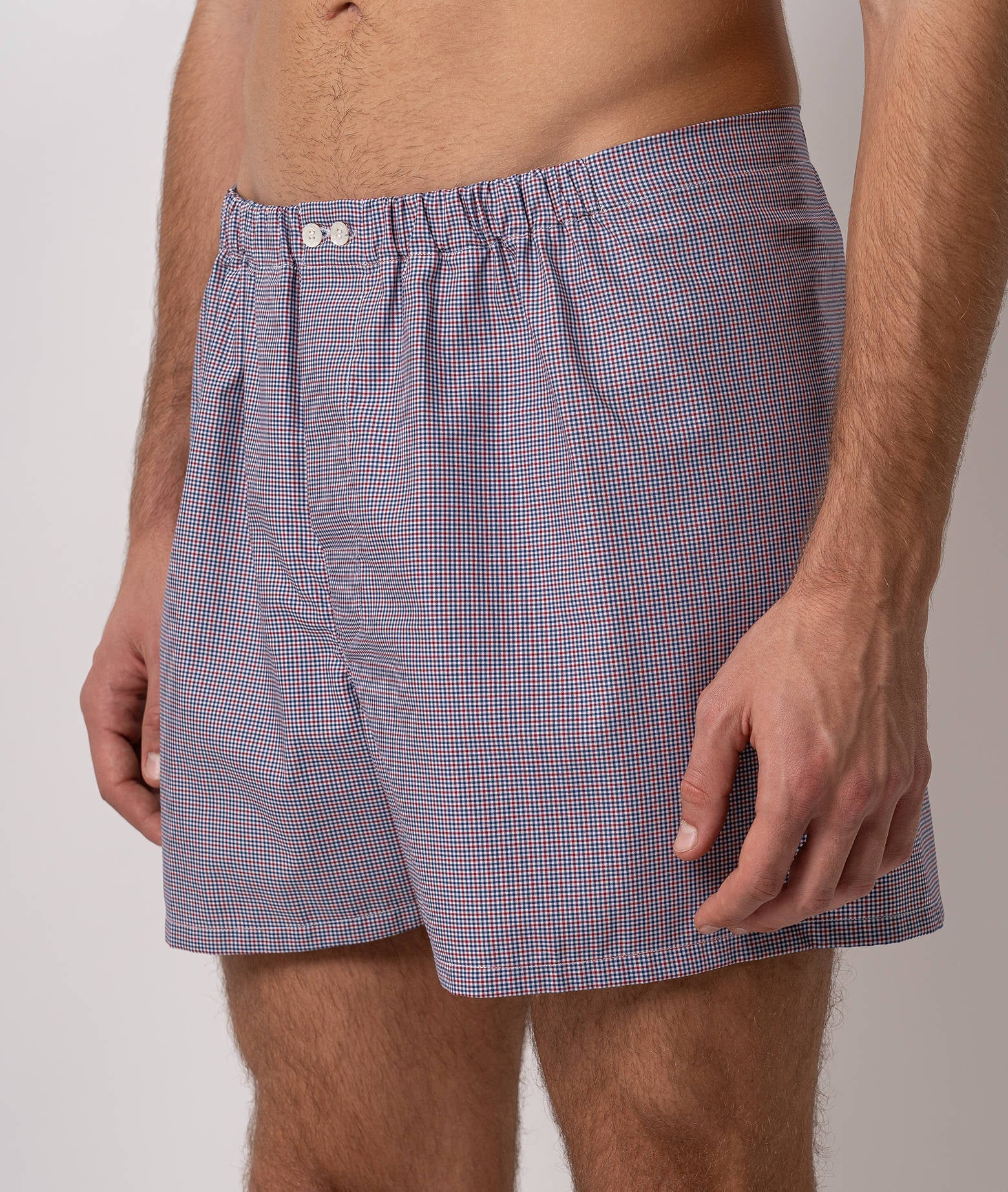 Boxer Shorts Square Blue Underwear