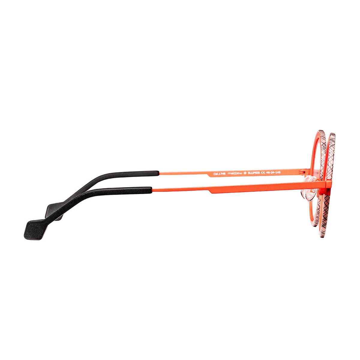 Matttew Ellipsis Orange Titanio Sunglasses