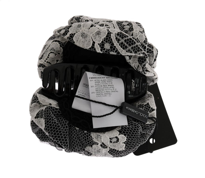 Dolce & Gabbana 20% AC hair claw in black — view 2
