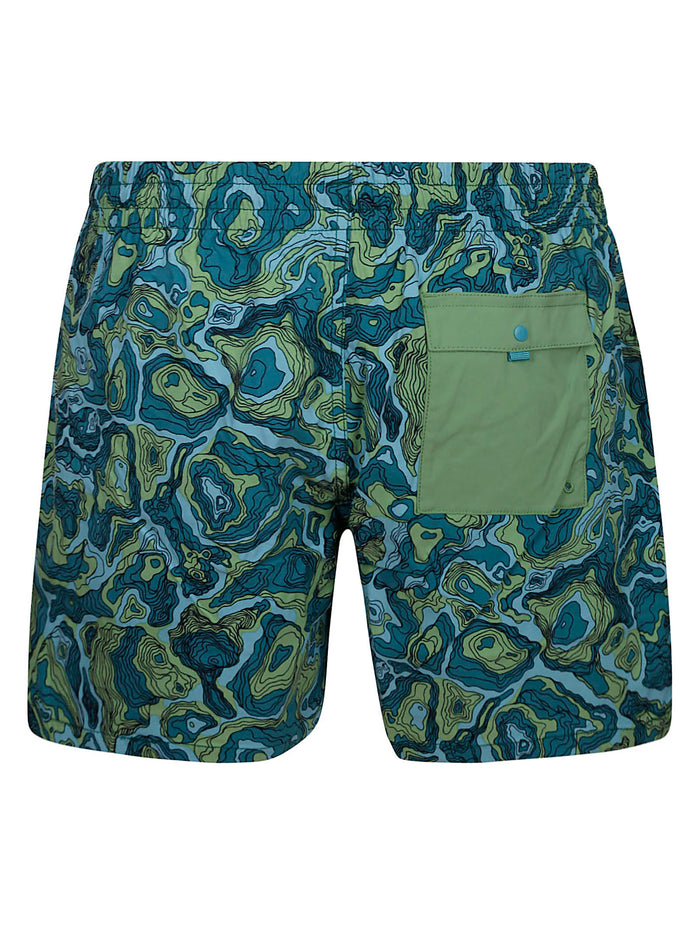 Brinco Short - Print Multicolour Recycled Nylon Spandex Pant