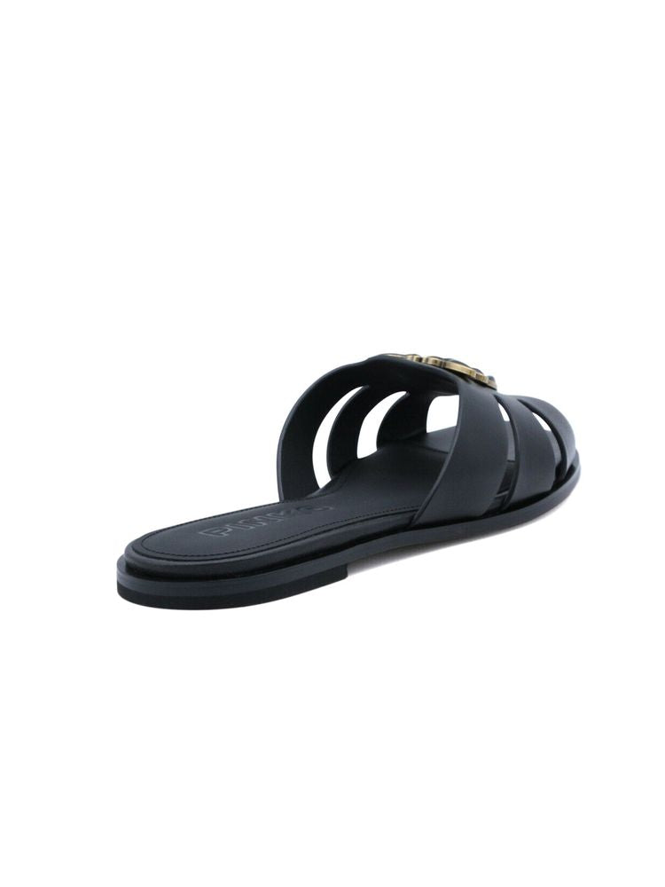 Pinko Slippers Black Footwear / Flats