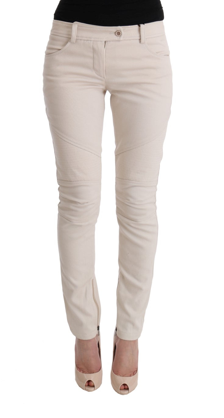 Ermanno Scervino 100% Cotton jeans in white