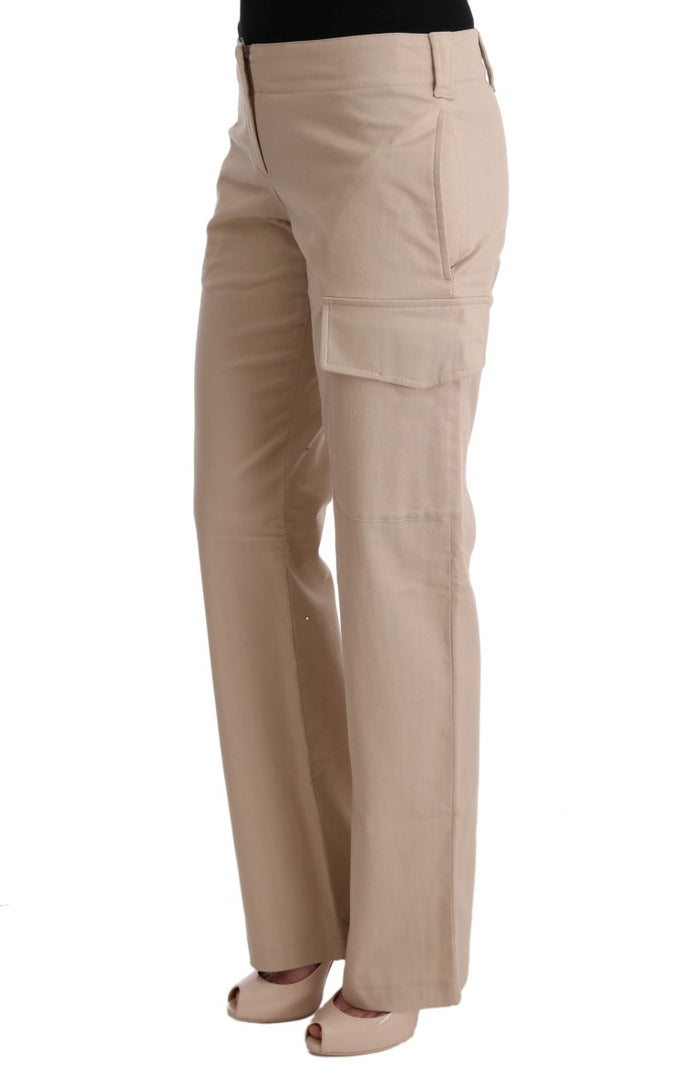Ermanno Scervino Cotton cargo pants in beige — view 2
