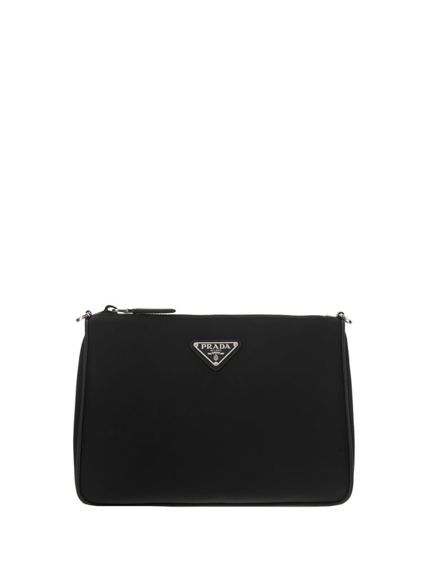 Shoulder Bag Re-Nylon Black Recycled Polyamide