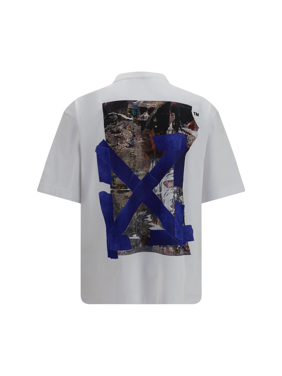 T-Shirt Arrow With Bacco White Cotton T-shirts