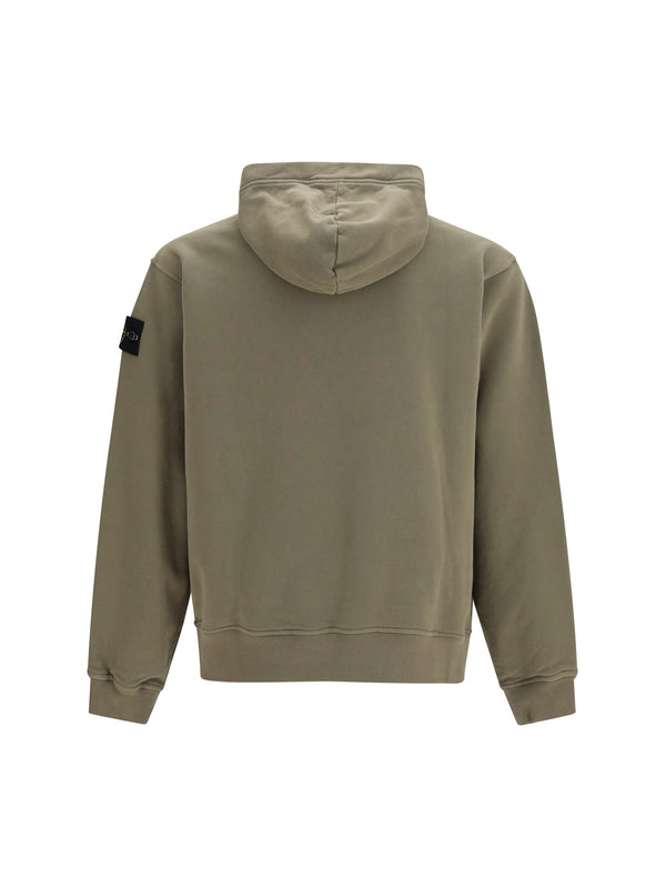 Hooded Sweatshirt Military Green Cotton Sweatshirts