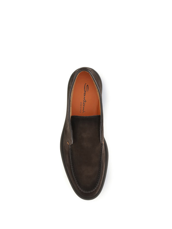 Ankle Boots Suede Slip-On Dark Brown Trainers