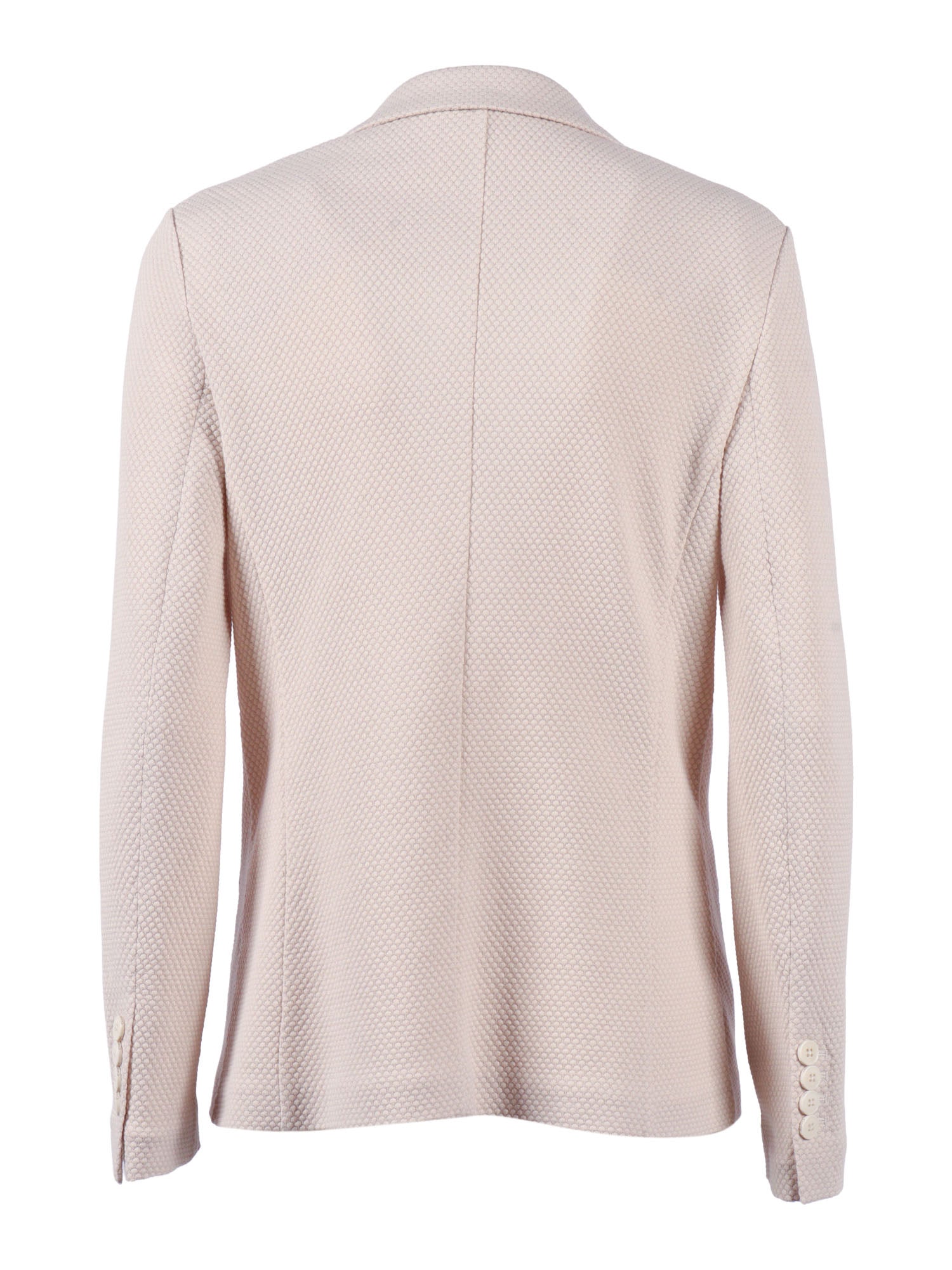 Slim Fit Nido Dape Beige Cotton Elastane Jacket