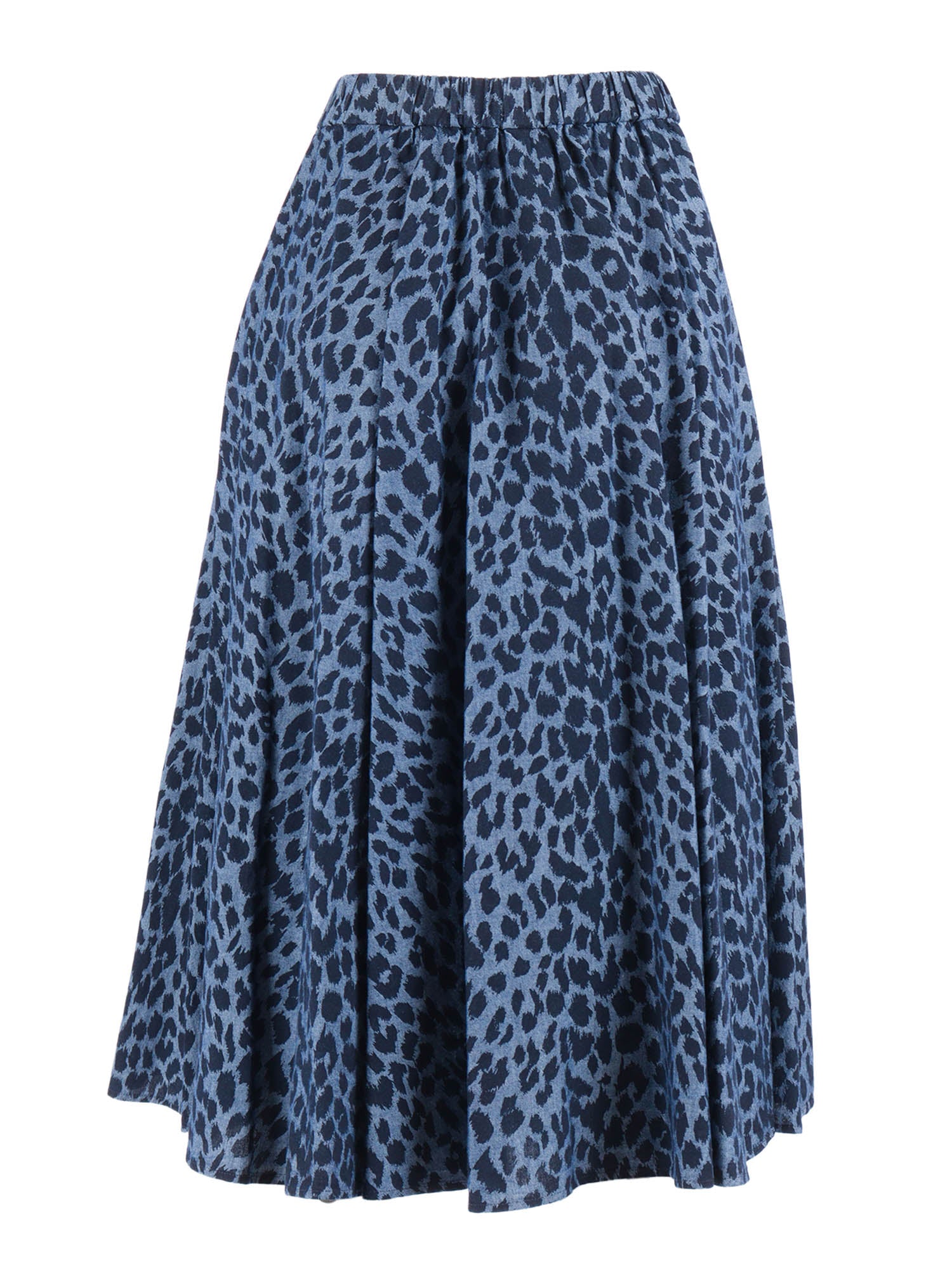 SKIRT Blue Cotton